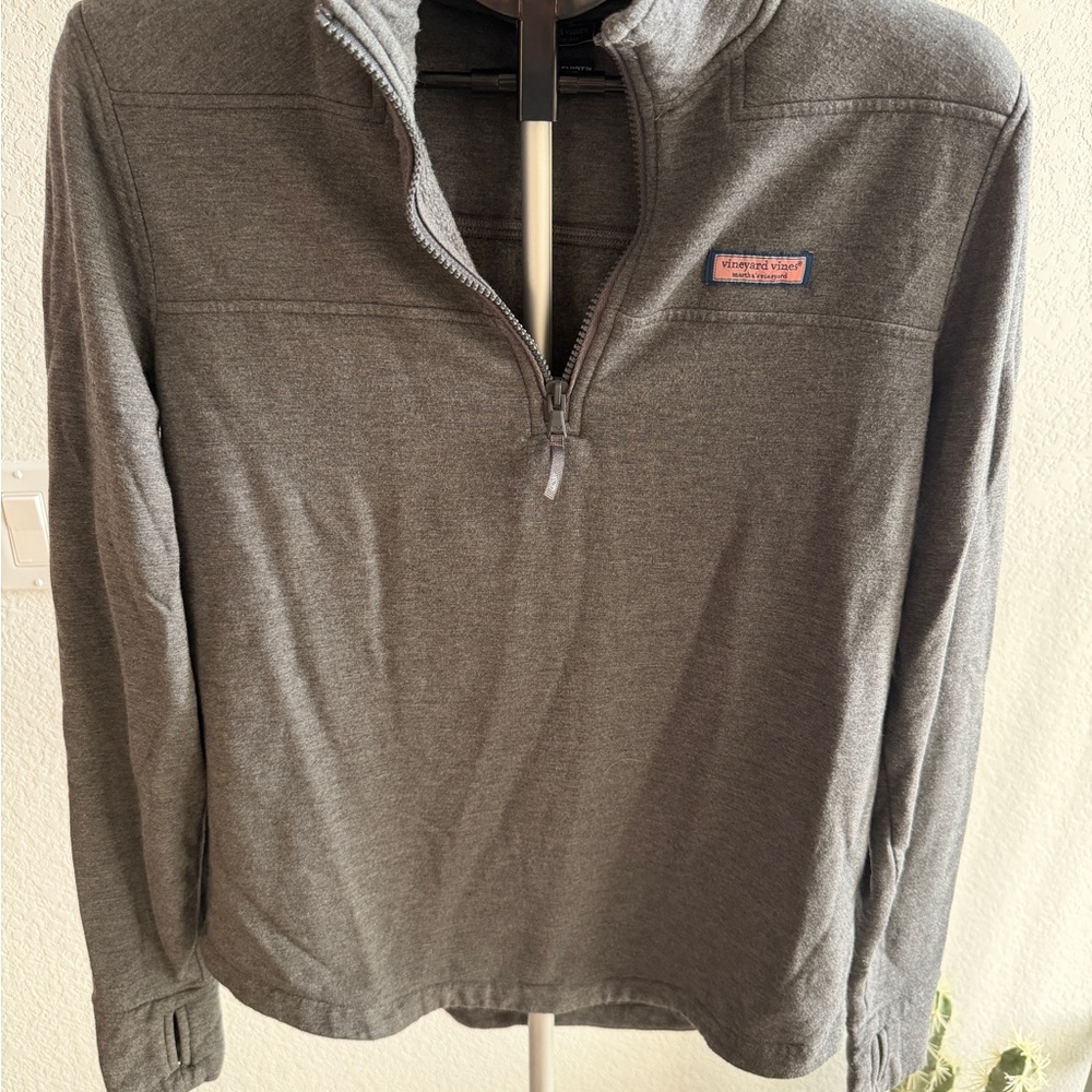 Vineyard Vines “The Shep Shirt” Dreamcloth 1/4 Zip Pullover Gray | M | LNWT